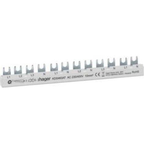 Busbar Hager kds463at 63 A 12 Module