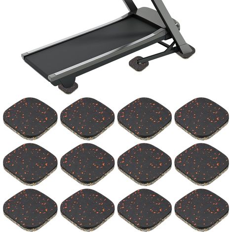 12 Pcs Tapis De Treadmill 4x4x0.6 Orange (1/5)