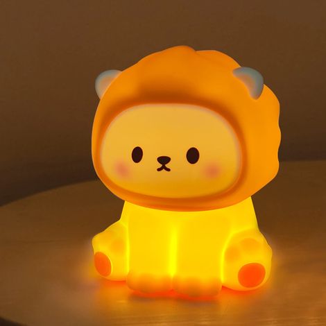 Filiyano – Lampe étoile en silicone – VEILLEUSE - Lampe étoile en silicone à intensité variable, veilleuse kawaii, lampe de chevet, veilleuse pour (1/3)