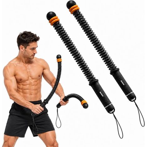 Cordes de combat sans fil – Réglables – Entraînement complet – Cardio et force – Noir – Maison/salle (1/5)