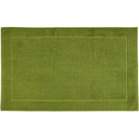 CALEFFI Tappeto Bagno in Cotone Sirena '99 CM. 60X100 Spugnissima Tinta Unita Verde (1/2)