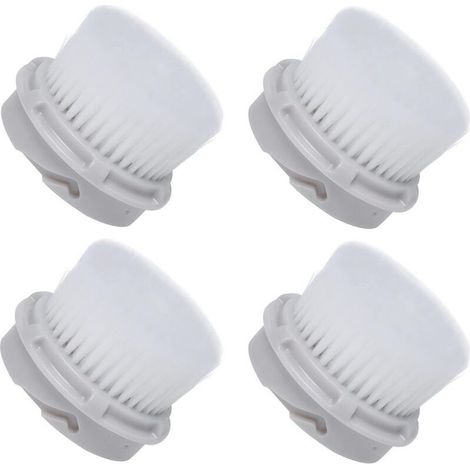 Embouts de brosse Cashmere de remplacement Compatible avec Clarisonic Mia, Mia 2, Mia 3 (Aria), Pro, Plus, SMART Profile, Alpha Fit, Plus, Sonic Radiance (4 pièces) (1/5)