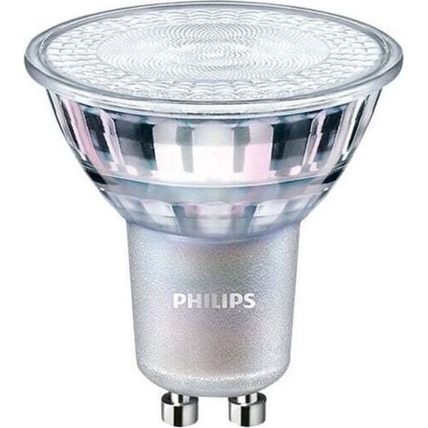 GU10 50W Warm White LED Spotlight, Glass, Pack of 2 (1/4)