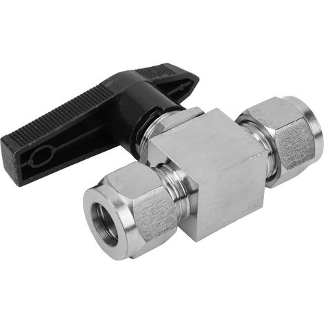 Hochdruck-Nadelventil aus Edelstahl 304 zur Durchflussregelung für Wasser, Gas und Flüssigkeiten, SS‐44S6Ф1/2 (1/5)