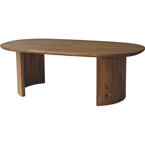 Table basse en bois "Hudson" - 120 x 60 x 40 cm - Marron