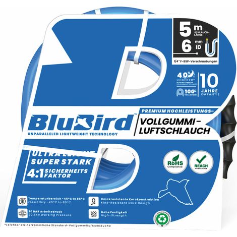 Riegler Werkstattschl.-Set »BluBird«, Schnellverschlusskpl., Ø12x6, 5 m