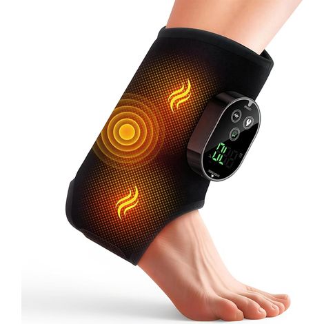 Appareil de massage des pieds sans fil pour neuropathie, 6 niveaux de chaleur et 3 niveaux de vibration, appareil de massage des pieds pour soulager la douleur et favoriser la circulation sanguine, 2 (1/5)