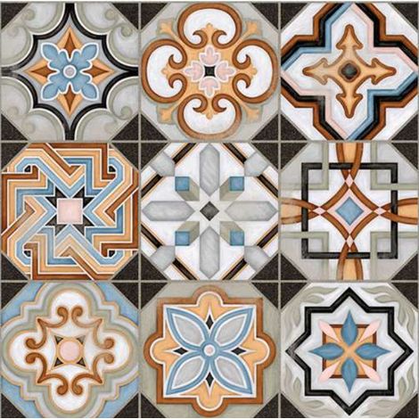 Eiffel Art Construction – Carrelage mosaïque coloré 31,6 x 31,6 cm – Pâte rouge mate – 10 pièces par boîte – Surface couverte 1 m² – Usage intérieur (1/5)