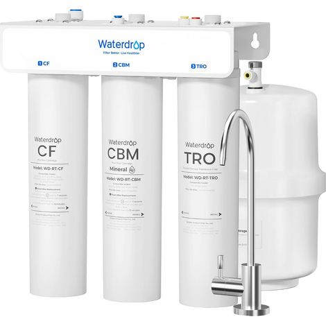 T3-T Osmoseur Inverse Reminéralisant 7 Étapes, sans Électricité