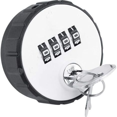 Serrure à code numérique 4 chiffres en alliage de zinc – Verrouillage sécurisé avec clé de secours – Facile à installer et à utiliser (1/5)