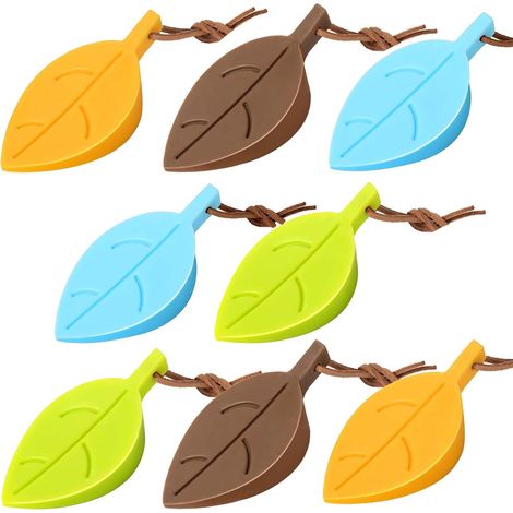 Stop-Porte Feuille - En Caoutchouc Silicone Souple - Pour Portes Intérieures et Fenêtres - Protection Doigts - Lot de 4 ou 8 (1/5)