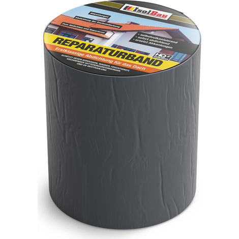 Nastro di riparazione per tetti in butile IsolBau, antracite, 150 mm x 10 m (1/5)