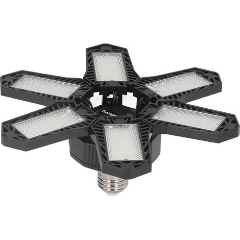 Lampe de garage LED 1800LM 24W 6 branches pliables Bonne dissipation thermique Lumière d'entrepôt LED 85 à 265V (1/5)