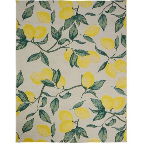 Tappeto kepa per esterni 300x200cm motivo limone - Atmosphera créateur d'intérieur