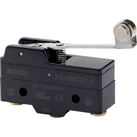 Microrupteur 250 V/DC 15 A 1 x On/(On) XZ-15GW2-B momentané 1 pièce S805341
