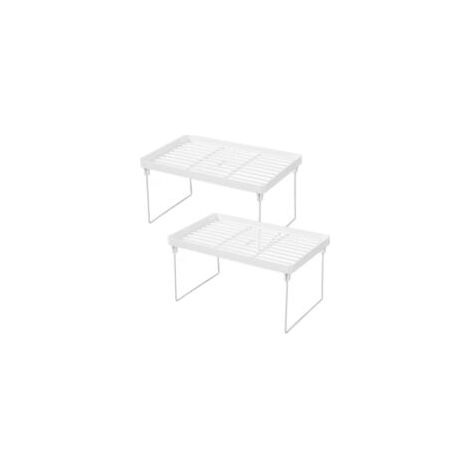 Set mit 2 Küchenregalen (31,5 x 20 x 16 cm), Schreibtischregalen, kleinen freistehenden Regalen - Crezuo (1/4)