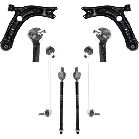 KIT BRACCIO OSCILLANTE 8 PEZZI COMPATIBILE CON VW PASSAT B9 Variant (CJ5) 2.0 TDI / Kit Sospensione Completo OE/OEM / Bracci Oscillanti + Testine Sterzo / Sostituzione Diretta OEM