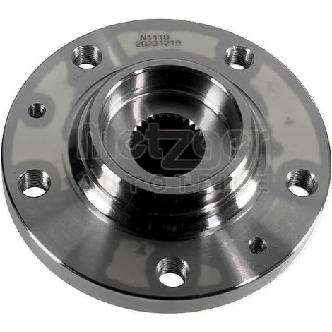 Moyeu de roue avant droit Ø 130 mm 28 dents METZGER pour, entre autres, PEUGEOT EXPERT (1/3)
