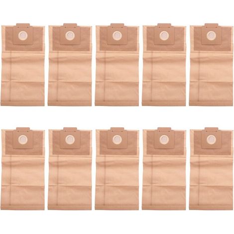 Geeignet für 10er-Packungen Papierfilterbeutel für Staubsauger, kompatibel mit dem Staubsaugerzubehör K-Archer T12/1. (1/3)