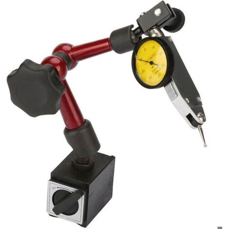 Support Magnetique - Indicateur De Test A Cadran A Levier - Pour Mesure De Precision Sur Machines - 1 Unite (1/5)