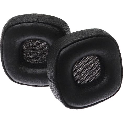 vhbw Almohadillas oídos de repuesto compatible con Marshall Major III auriculares, cascos - negro (1/3)