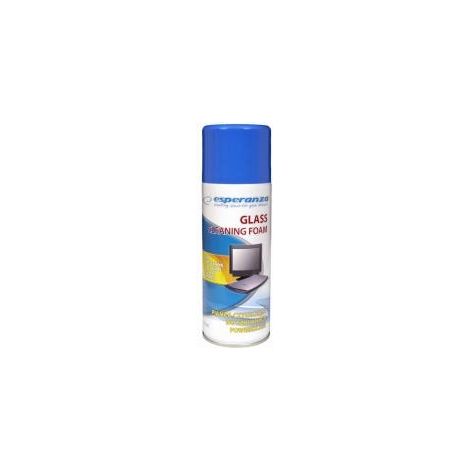 Limpiador espumoso para pantalla de vidrio - ESPERANZA - ES102 - 400ml - antistático y antibacteriano