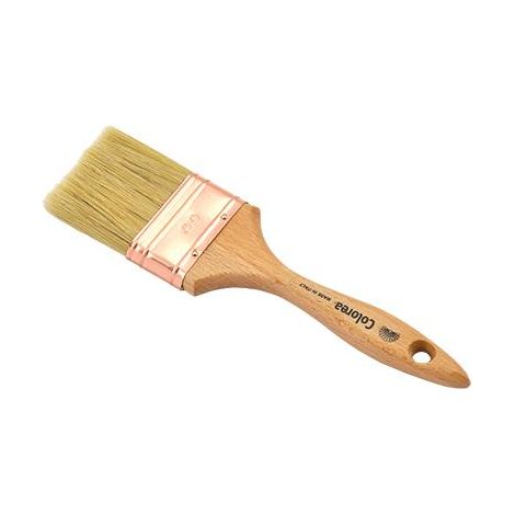 Colorea Pennellessa 'Tripla'  N. 40 Cf. 12 Pz - Manico Legno Verniciato