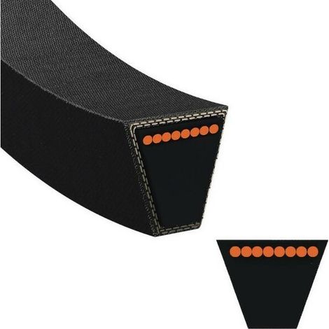 Courroie autoportée pour tondeuse 36 pouces – Dimensions 12,7 x 2108,20 mm – Compatible Bernard Loisirs, Jonsered, John Deere, Mc Culloch