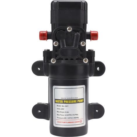 Pompe à Eau à Diaphragme, Auto-amorçante, Légère, Redémarrage Automatique, Performance Stable, Pompe à Diaphragme à Grand Débit pour l'industrie (RL 2401 24V). (1/5)