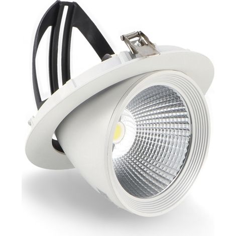 IluminaShop - Foco Downlight LED Basculante 35W Orientable Blanco CCT 3000+4000+6000 (1/2)