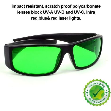 LED Plantes Verres Lunettes de Protection Eyes Grow Glasses Anti UV/IR (1/4)