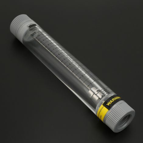 LZM-20G Rohrdurchflussmesser aus Acrylglas (Plexiglas), 1–10 GPM, G3/4-Zoll-Innengewinde (1/5)
