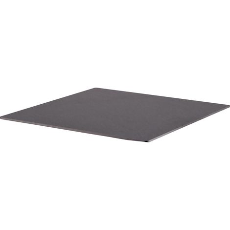 Plateau de table stratifié 60x60 cm ardoise gris foncé