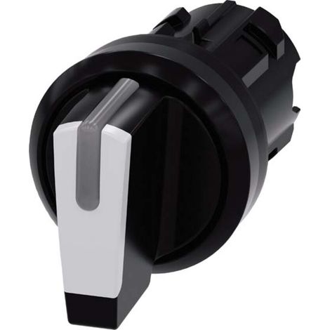 Siemens Indus.Sector Knebelschalter 22mm, rund, schwarz 3SU1002-2BP60-0AA0