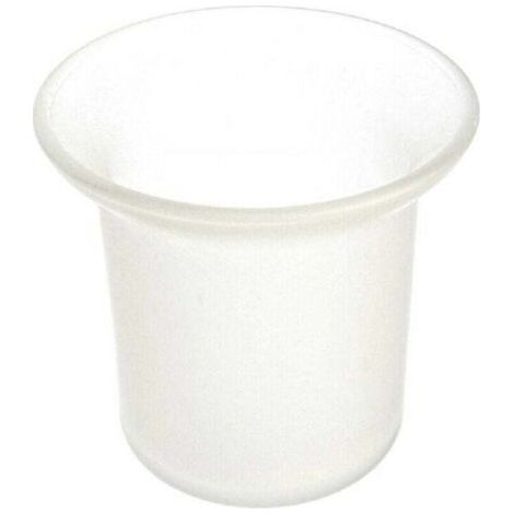 Cleafe - Porte-brosse WC de remplacement en verre satiné, accessoires de salle de bain 52597 -