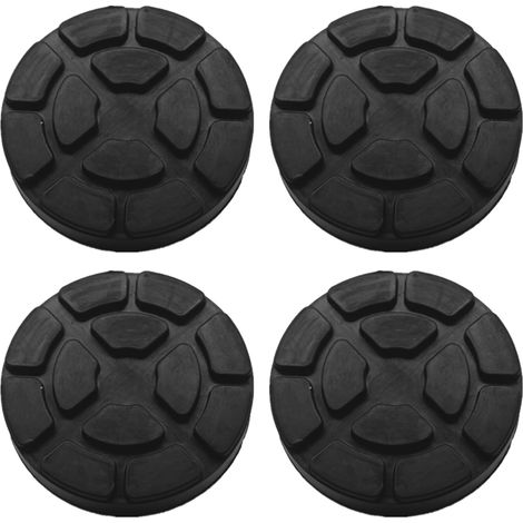 4X Patins en caoutchouc 123 mm pour plaques 110 mm, antidérapants, résistants à l'usure, pour tables élévatrices (1/5)