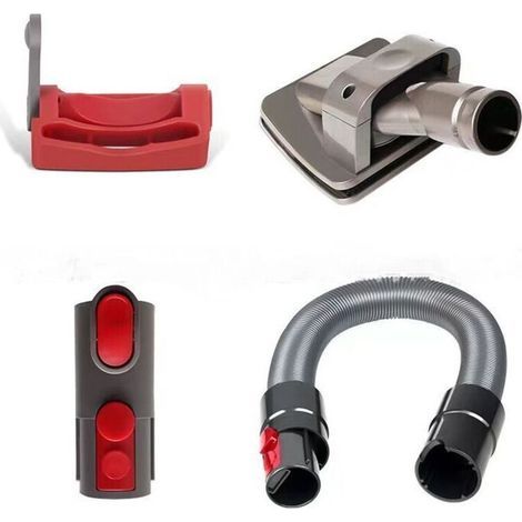 Cepillo para aspiradora de perros Dyson, cepillo para pelo de mascotas, cepillo para pelo de perros con manguera de extensión y bloqueo de gatillo, cepillo para aspiradora de perros Dyson V7 V8 V10 V1 (1/4)