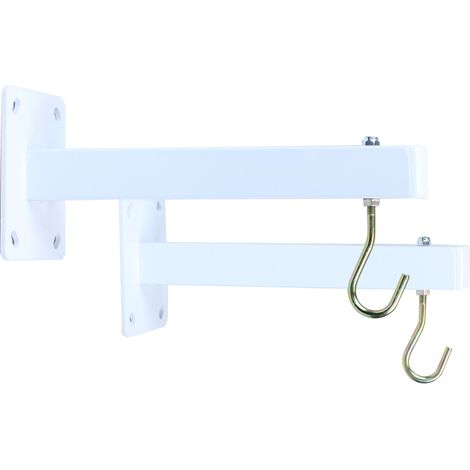 Equerres de fixation pour écran de projection, Coloris blanc (1/4)