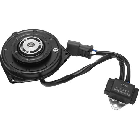 Motorkühlerlüfter, Klimaanlagenkondensator aus Aluminiumlegierung 38616 PWA J01, kompatibel mit Honda Civic FA1 1.8L (2000–2006), Ersatzteil (1/5)