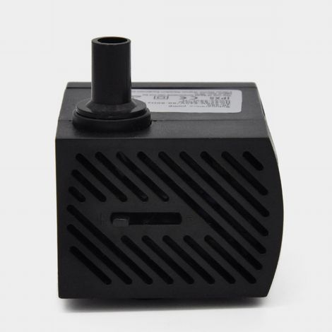 Silent ABS Water Pump, High Flow Submersible Sump Pumps for Garden Fountains and Aquariums, 5W, 4 Lights (1/2)