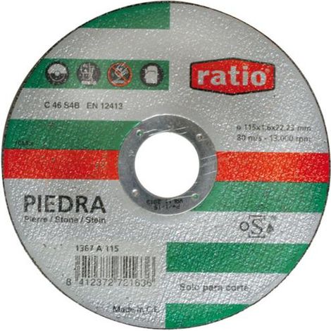 Discos de corte fino de piedra RATIO (1/2)