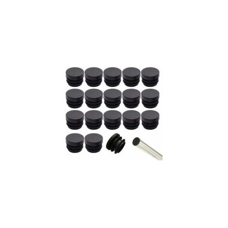 32 piezas de tapas para sillas de 16 mm, tapas redondas de plástico para patas de sillas, tapas para tubos de sillas, protectores para patas de sillas