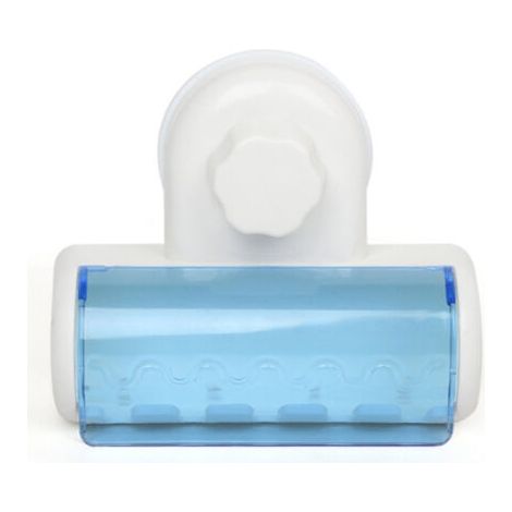 Ahlsen Support 5 Brosse à Dents Rack Plastique Ventouse Brosse à Dents Tenant Etagère pour Salle de Bain (1/4)