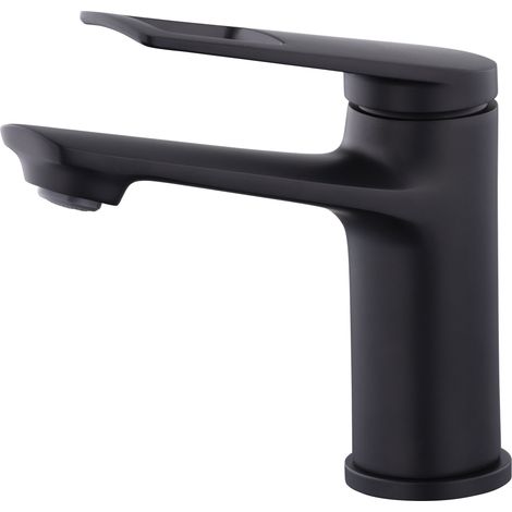 Mezclador de lavabo YUNA By Eurosanit  Negro mate