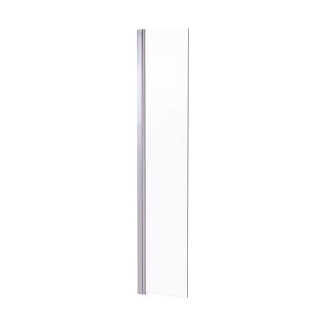 ONDEE ZEN - Déflecteur volet anti projection - Verre trempé 8mm - Finition chromé - 40x200cm (1/3)