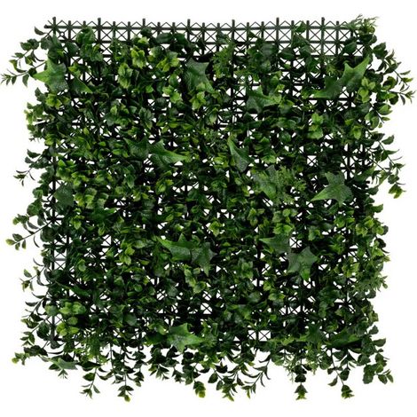 Carré Végétal Artificiel Herbe "Izy" 50cm Vert (1/2)