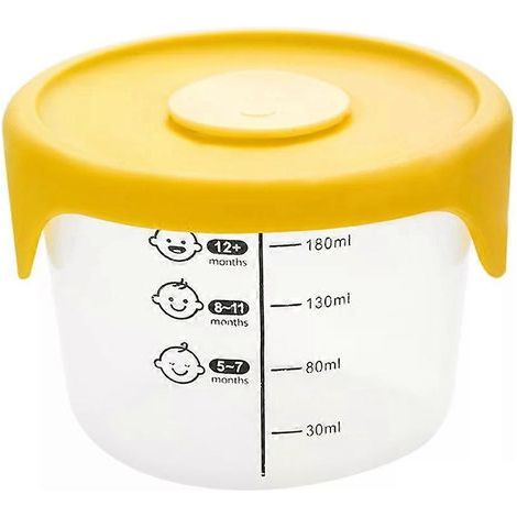 HONORNIC - Boîte de conservation portable pour aliments pour bébé - Hygiénique, facile à utiliser, durable, pratique et de haute qualité - Boîte de conservation sécurisée (1/5)