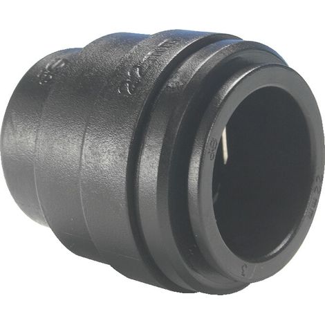 John Guest Speedfit 22mm Black Acetal Stop End (Pack of 5) PM4622E