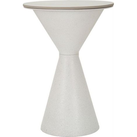 TAVOLINETTO WHITE DOUBLE CM Ø 44,5x63
