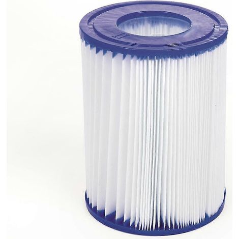 Flowclear Poolfilterkartusche, kompatibles Modell, effizienter Ersatz, Feinfiltration, blau, für Pumpensysteme, 2er-Pack, für den Außenbereich, langlebig. (1/3)